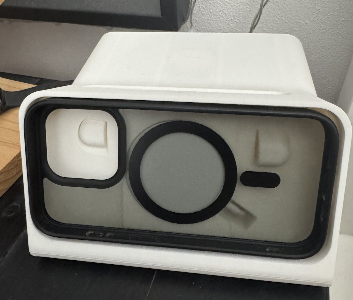 Dock with case inside
